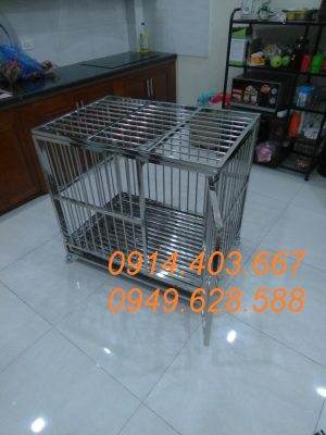 Chuồng chó inox T20