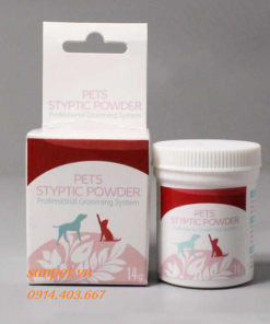 Bột cầm máu bioline pets styptic powder cho chó mèo 14g