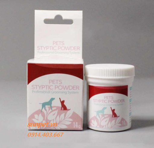 Bột cầm máu bioline pets styptic powder cho chó mèo 14g