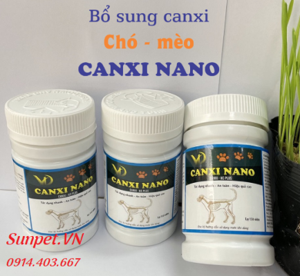 Thuốc canxi Nano dành cho chó 