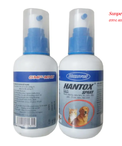 Thuốc trị ve rận chó hantox spray