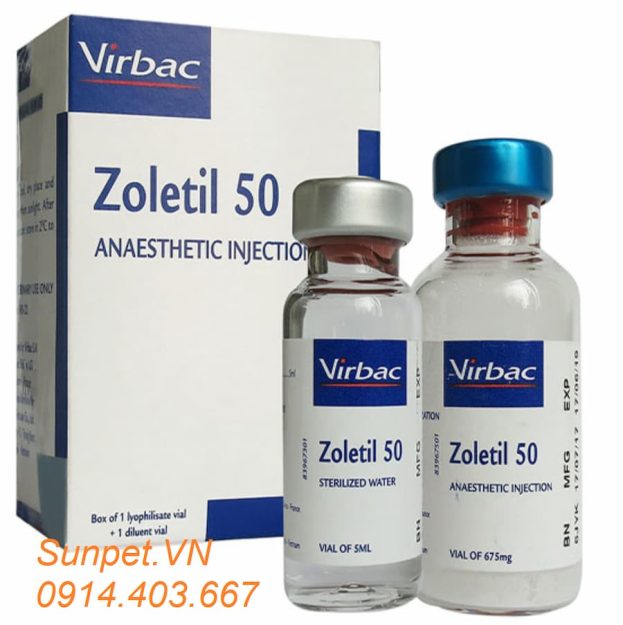 Thuốc gây mê Zoletil 50