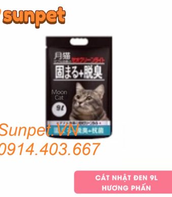 cát vệ sinh cho mèo, cát nhật đen 9L chính hãng