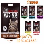 cát vệ sinh cho mèo, cát nhật đen 9L chính hãng