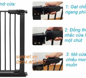 Chặn cửa chó mèo 818 màu đen
