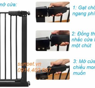 Chặn cửa chó mèo 818 màu đen