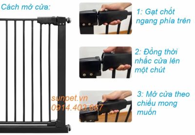 Chặn cửa chó mèo 818 màu đen