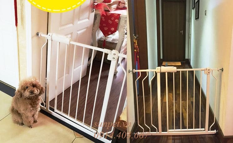 Cửa chắn chó mèo Umoo 516 4 Cửa chắn chó mèo umoo 516, chặn cửa thú cưng