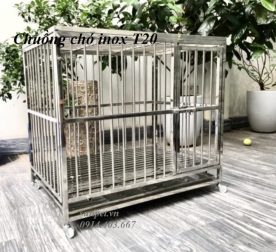 chuồng chó inox T20