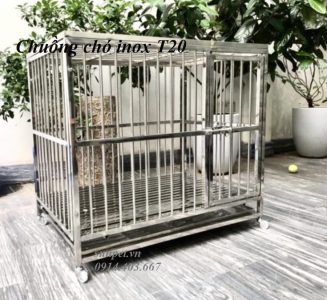 chuồng chó inox T20