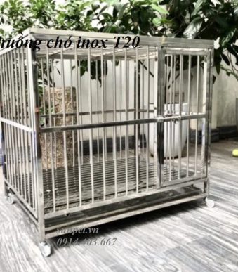 chuồng chó inox T20