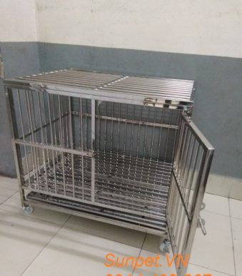Chuồng chó inox T10