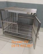 Chuồng chó inox T10