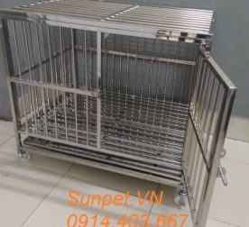 Chuồng chó inox T10