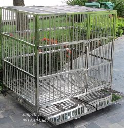 Chuồng chó inox T40