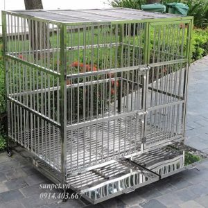 Chuồng chó inox T40