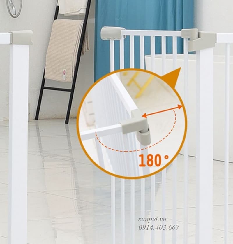 Cửa chặn chó mèo cao 102cm 4 Cửa chặn chó mèo cao 102cm