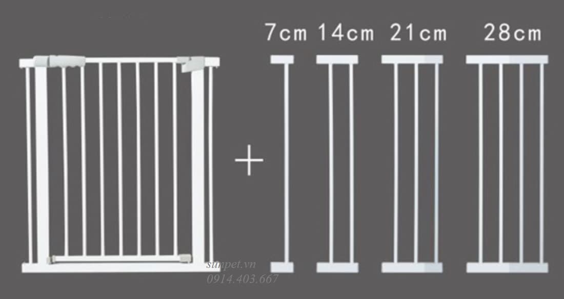 Cửa chặn chó mèo cao 102cm 6 Cửa chặn chó mèo cao 102cm