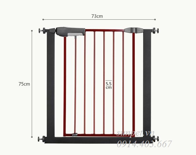 Cửa chắn chó mèo Khaki 816 6 cửa chặn chó mèo khaki 816