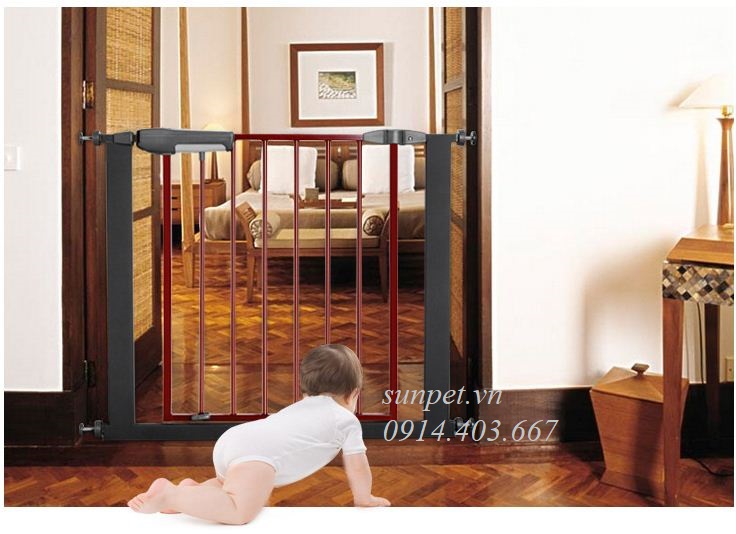 Cửa chắn chó mèo Khaki 816 4 cửa chặn chó mèo khaki 816
