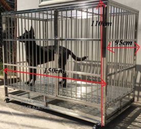 Kích thước chuồng inox cho chó to