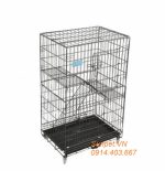Lồng mèo 4 tầng sắt sơn tĩnh điện