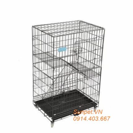 Lồng mèo 4 tầng sắt sơn tĩnh điện