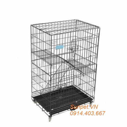 Lồng mèo 4 tầng sắt sơn tĩnh điện